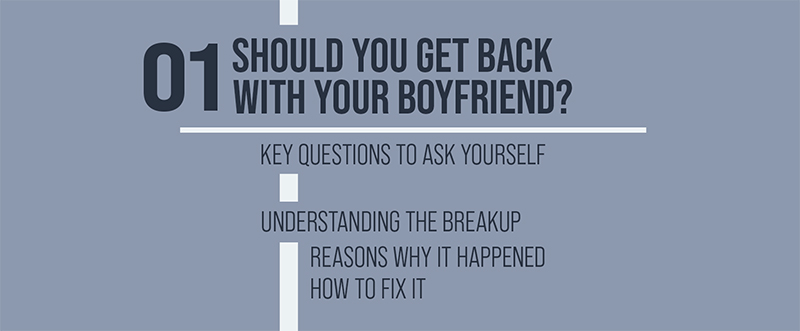 Step 1 - Should You Get Back With Your Boyfriend